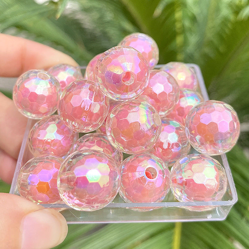 16MM AB colored spherical beads