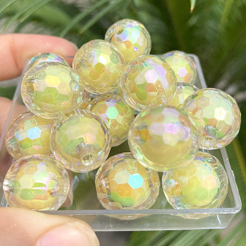 16MM AB colored spherical beads