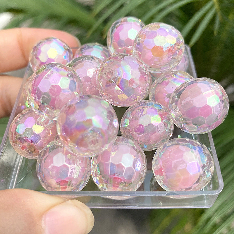 16MM AB colored spherical beads