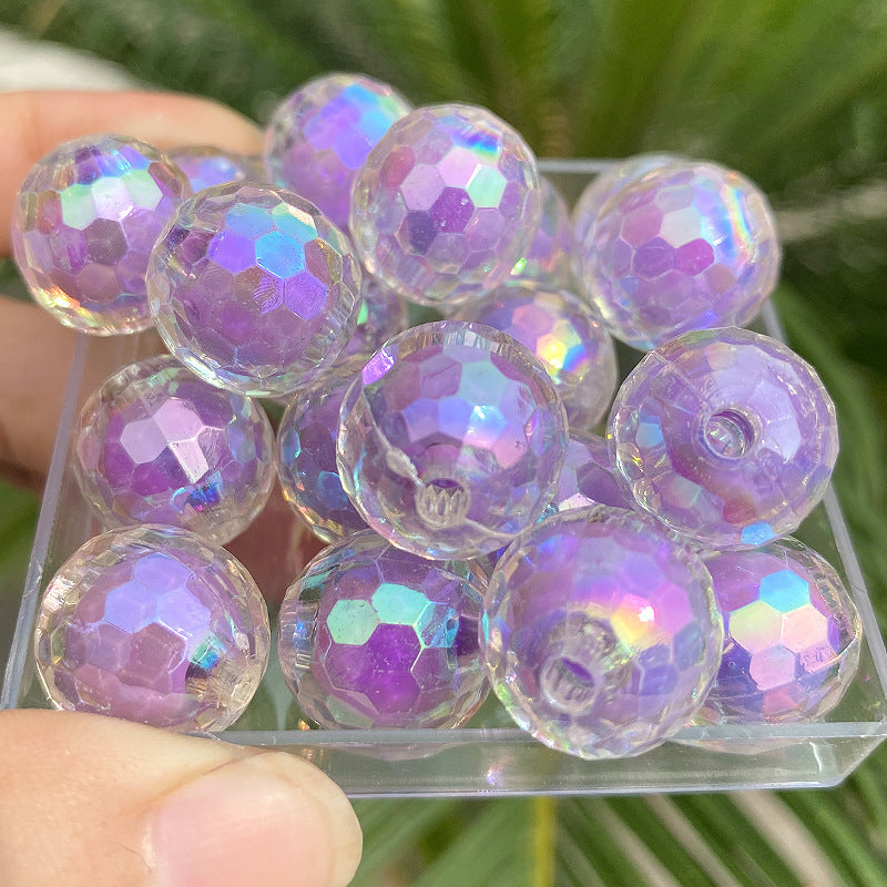 16MM AB colored spherical beads