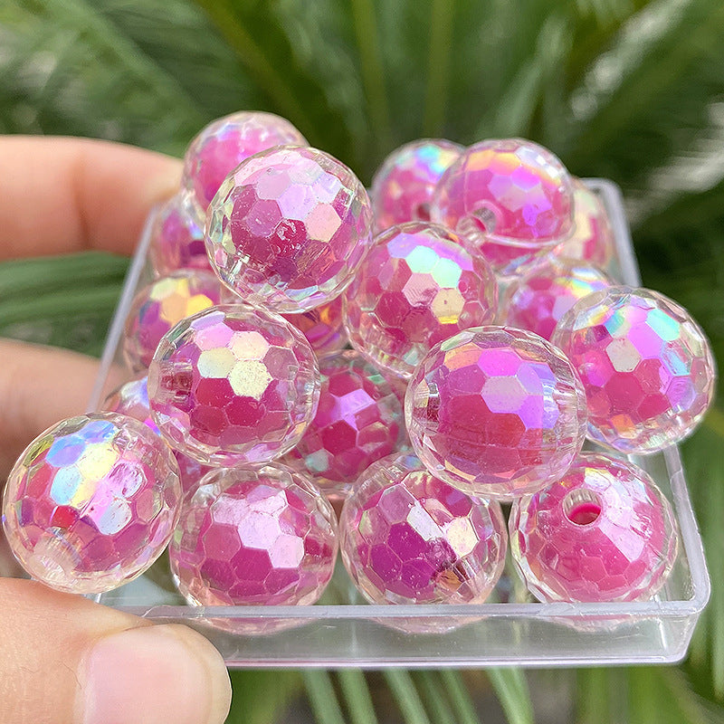 16MM AB colored spherical beads