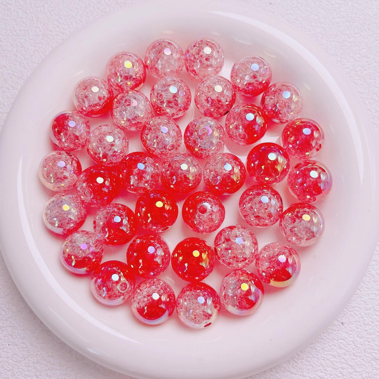 16MM UV color gradient burst beads