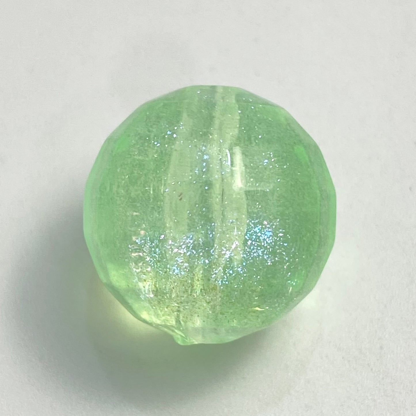 16MM Fine Sparkling Mermaid Hime Cut off Earth Bead