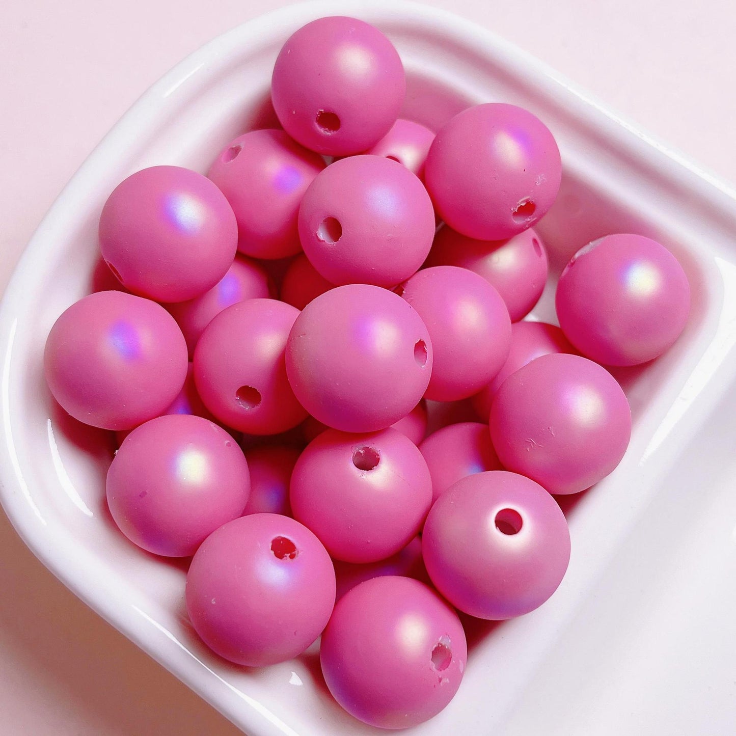 16MM Acrylic UV Colorful Paint Rubber Balls