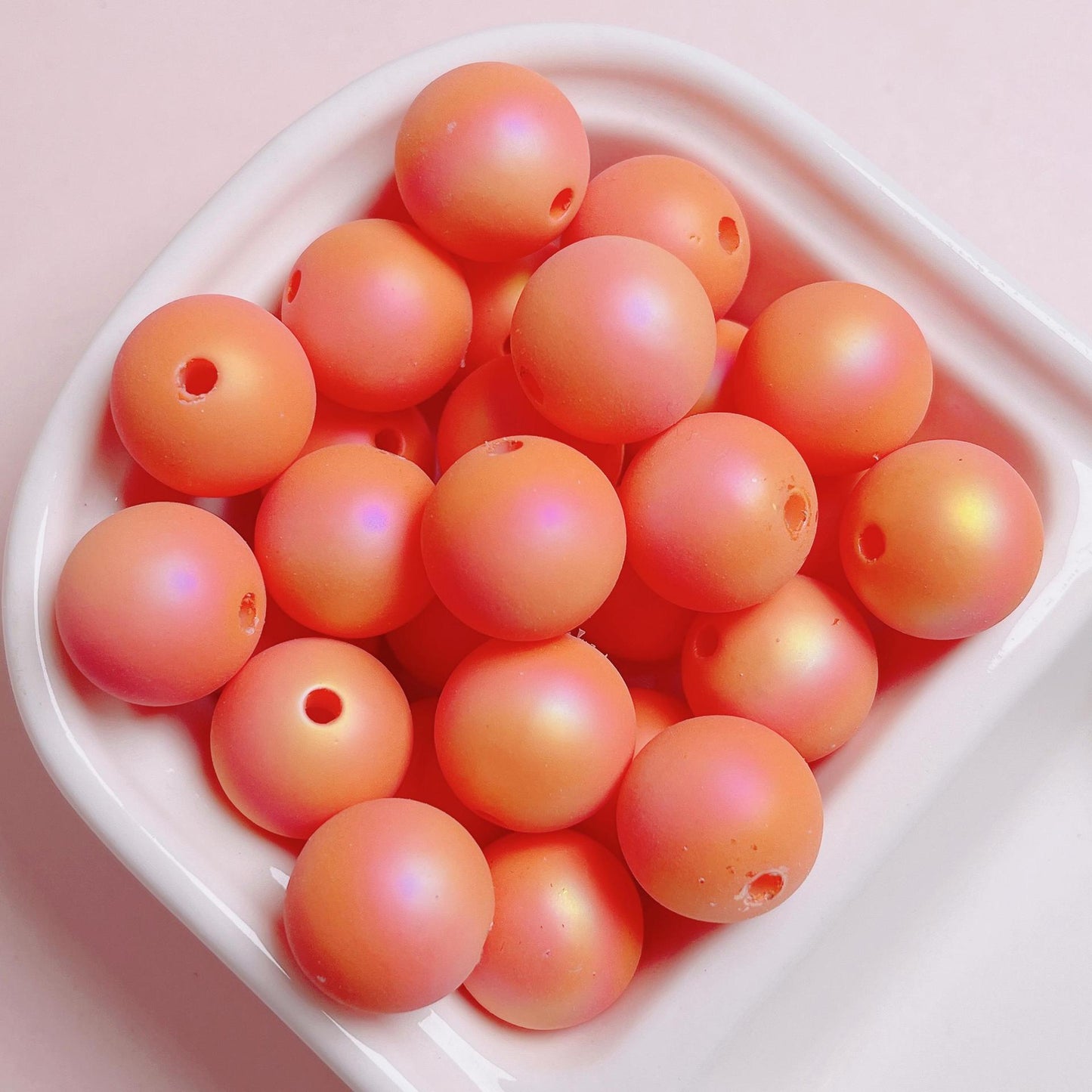 16MM Acrylic UV Colorful Paint Rubber Balls