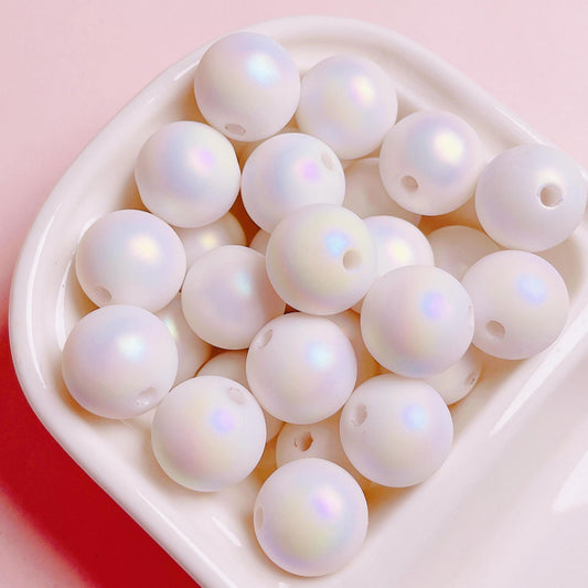 16MM Acrylic UV Colorful Paint Rubber Balls