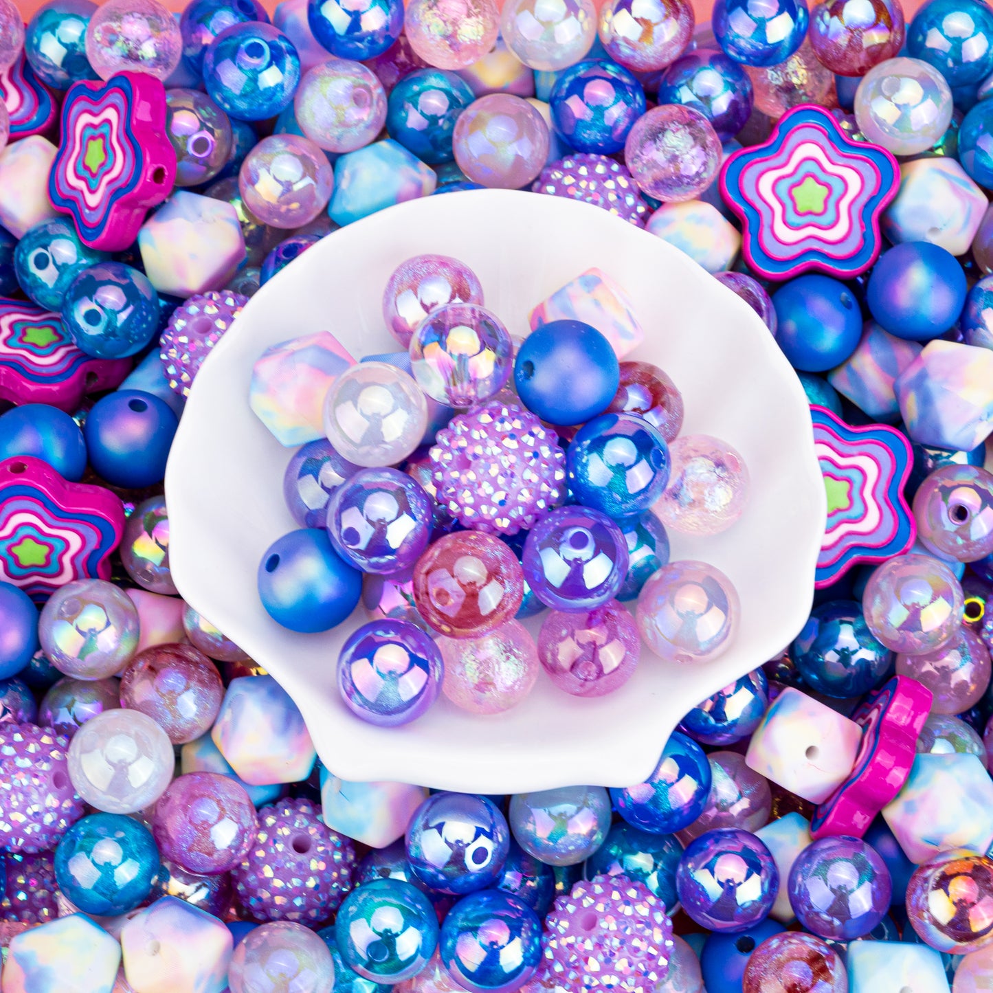 【Only For Tiktok Livestream!!】 Rainbow Bead Ocean Scoop DIY Bead Creator‘s Paradise